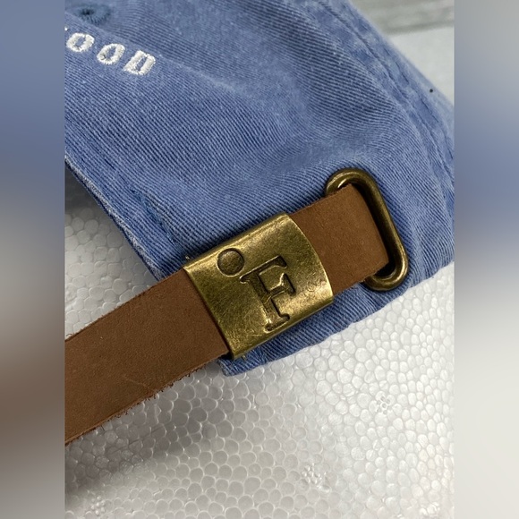 Lenny & Joes Fish Tale Feeding Frenzy Adjustable Leather Strap Back Hat Anchor - Picture 14 of 16